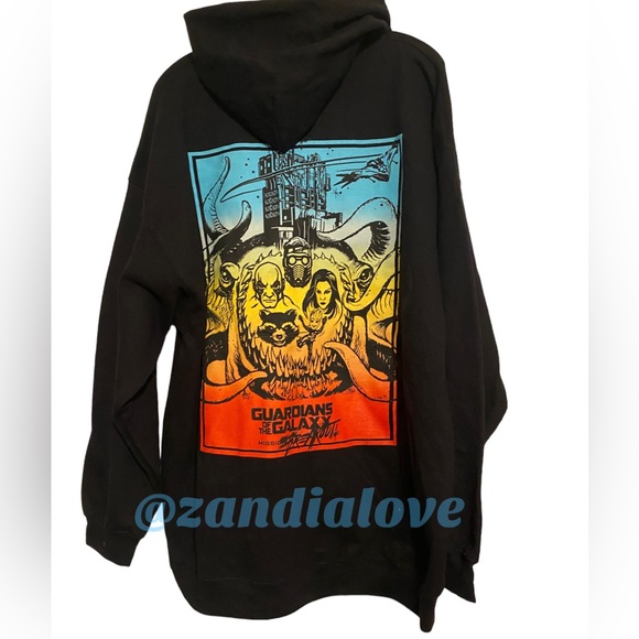 Sale! New Disney Parks Guardians of The Galaxy Mission Breakout Zip Up Hoodie M - Picture 2 of 4